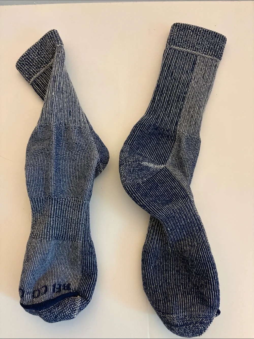Smartwool Unisex Hike Crew Height Sock Extra Cushion Gray/Blue Size Medium New